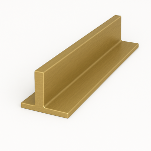 Латунный профиль Т-образный 20 мм Л63 в наличии в Москве