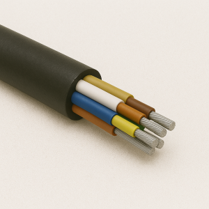 Провод контрольный ПВС 3х0,75+1х0,75 черный в наличии в Москве