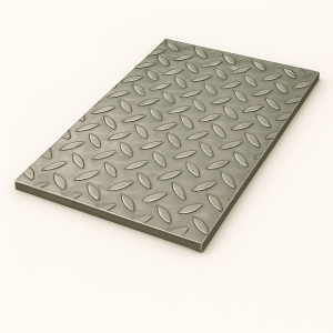 Лист стальной рифленый 5х1500х6000 мм ромб Ст3пс в наличии в Москве