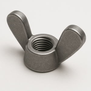 Гайка-барашек никелированная 5,8 М12 мм DIN 315 в наличии в Москве