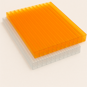 Сотовый поликарбонат 3,7х2100х12000 мм гранатовый 9% в наличии в Москве