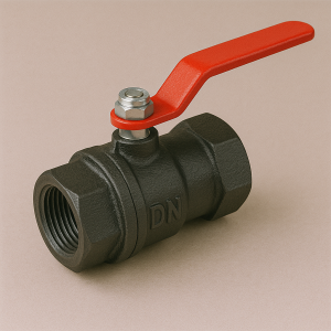 Чугунный кран шаровой проходной муфтовый ДУ 15 РУ 16 ГОСТ 9702-87 в наличии в Москве