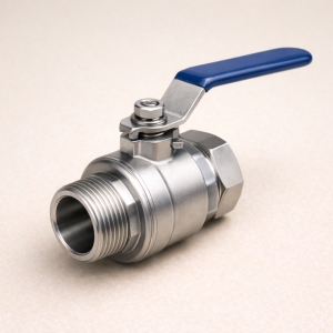 Кран шаровой из 3-х частей S-S AISI 316 3" в наличии в Москве