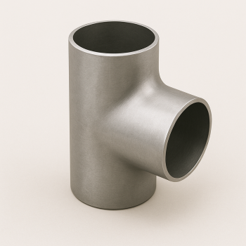 Тройник нержавеющий переходной 133х6 мм 12Х1МФ ГОСТ 17376-2001 в наличии в Москве